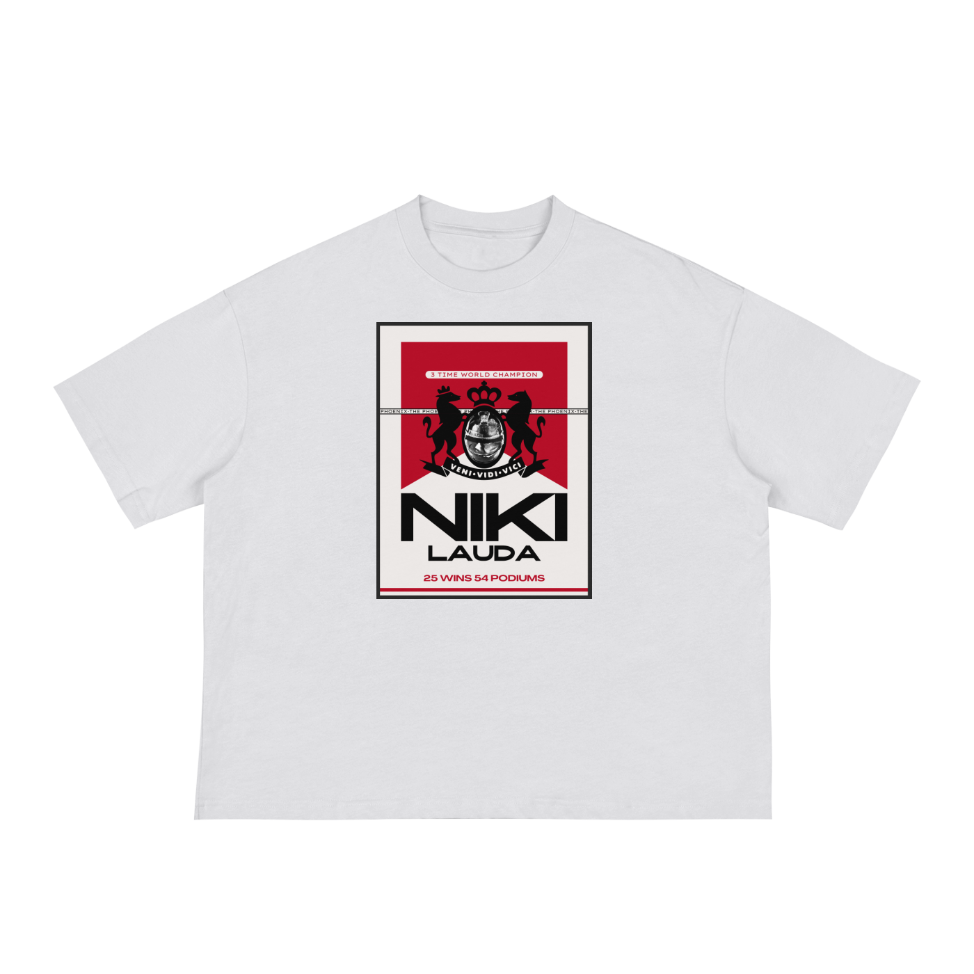 LAUDA BOXY TEE / WHITE - Rookies Clo