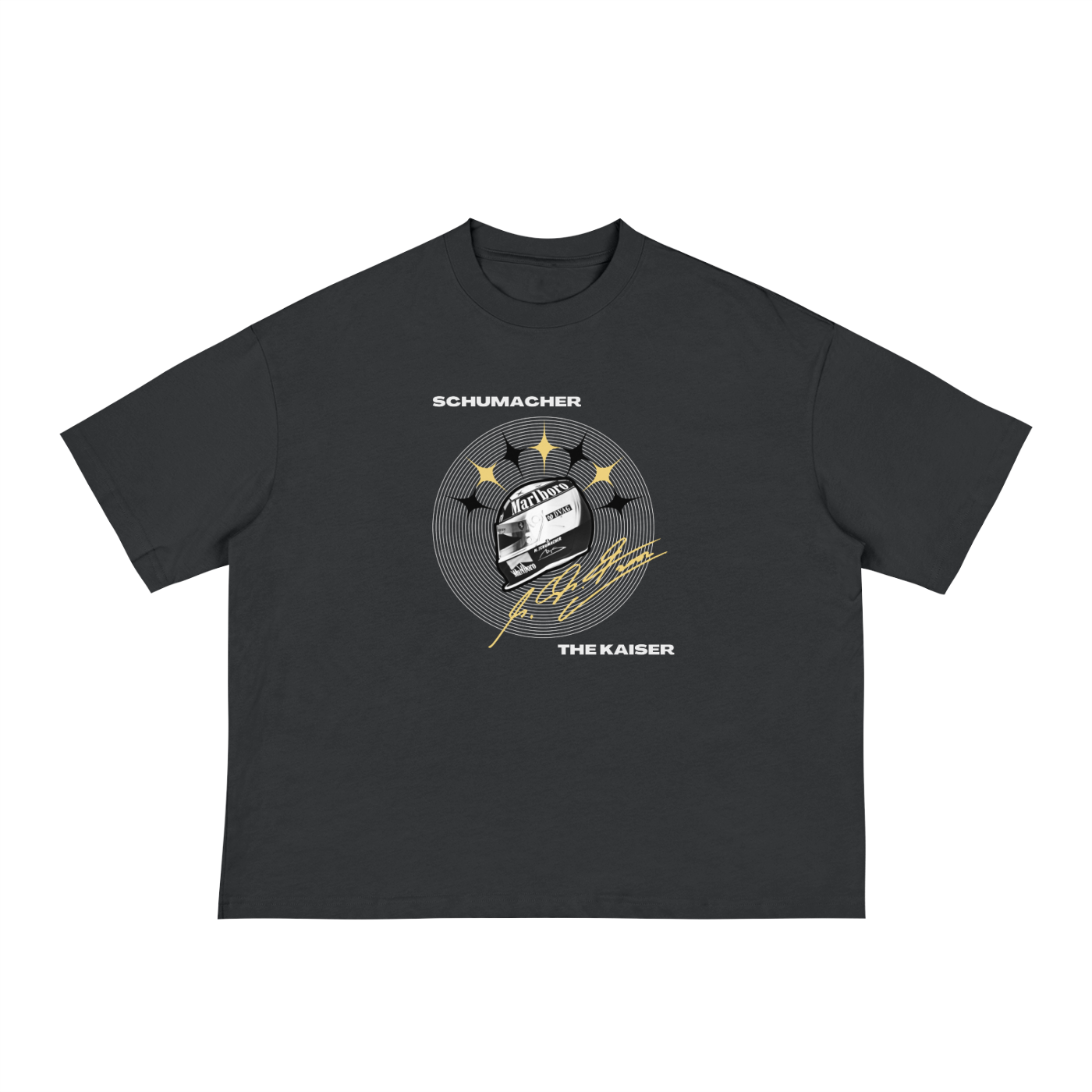 SCHUMACHER BOXY TEE / BLACK - Rookies Clo