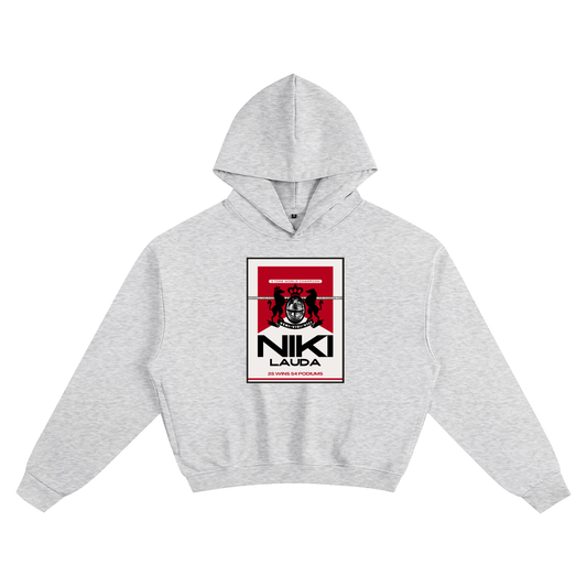 LAUDA BOXY HOODIE / GRAY - Rookies Clo