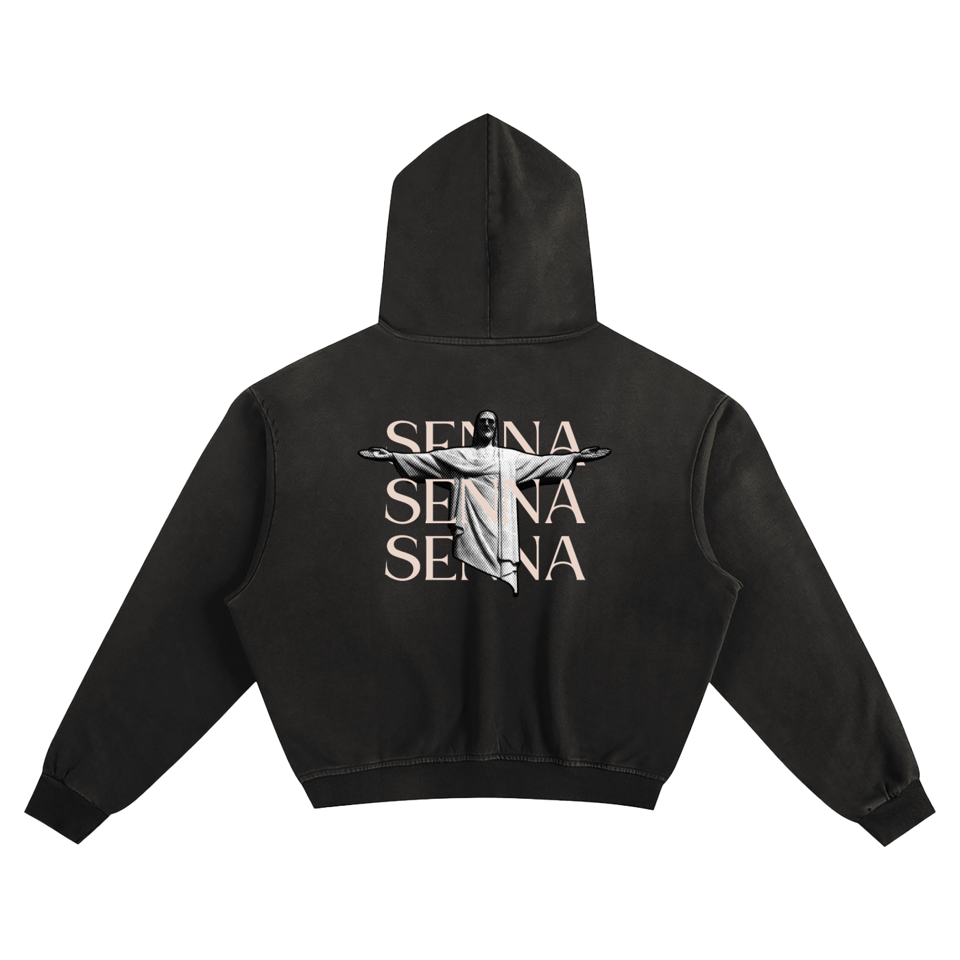 SENNA SUNFADE HOODIE / BLACK - Rookies Clo