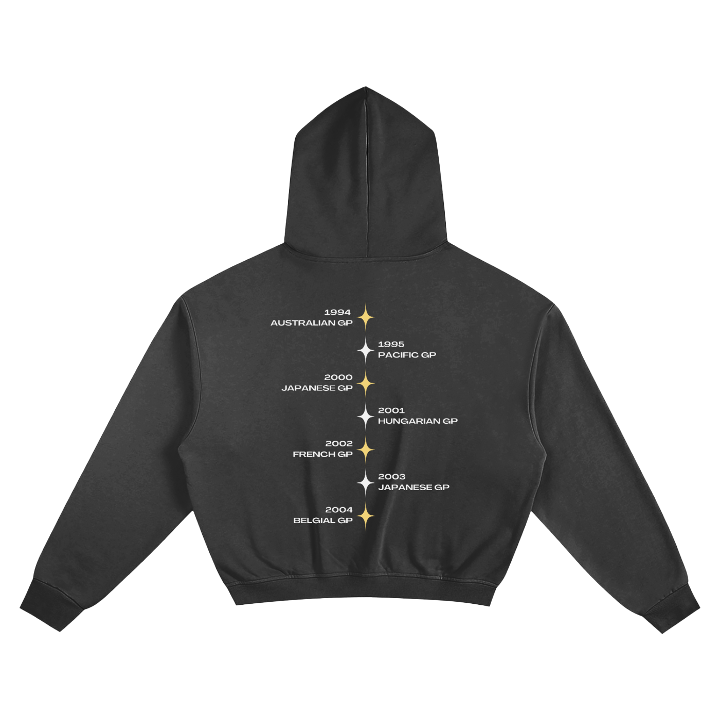 SCHUMACHER BOXY HOODIE / BLACK - Rookies Clo