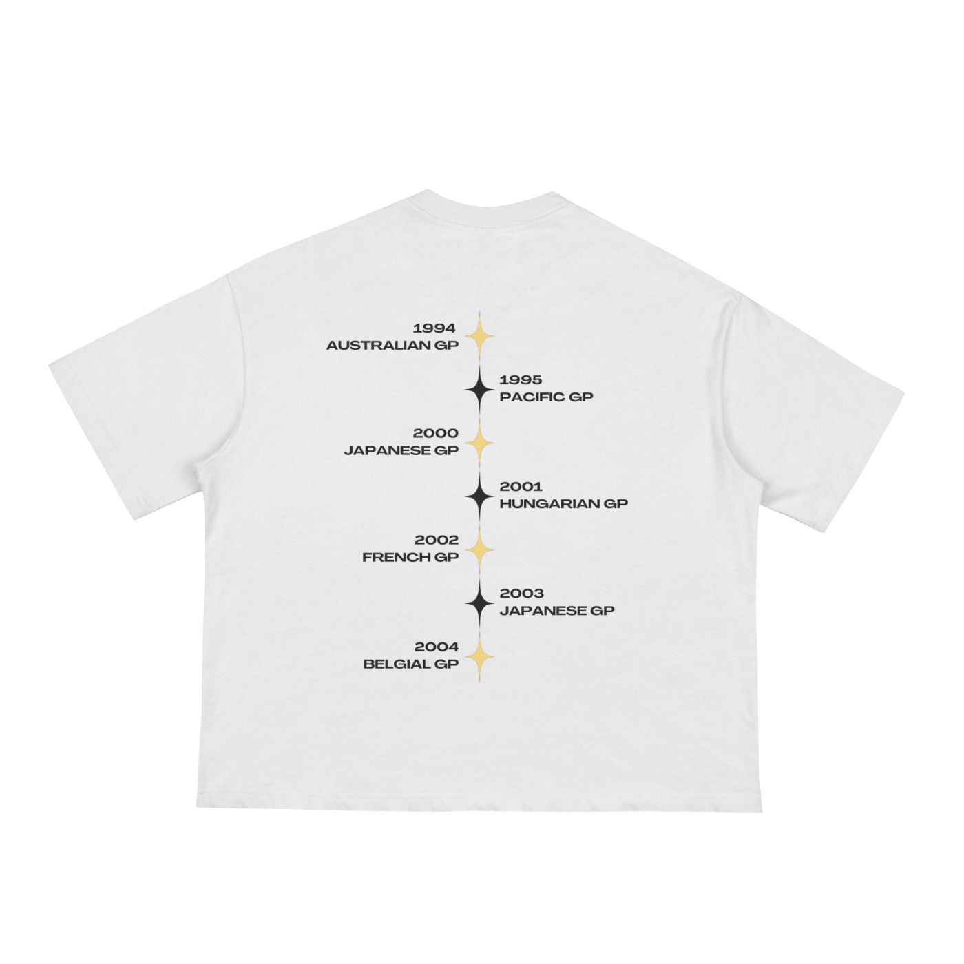 SCHUMACHER BOXY TEE / WHITE - Rookies Clo