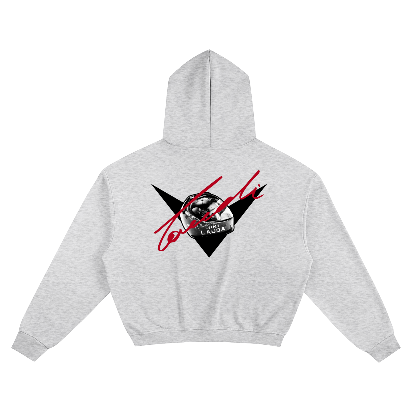 LAUDA BOXY HOODIE / GRAY - Rookies Clo