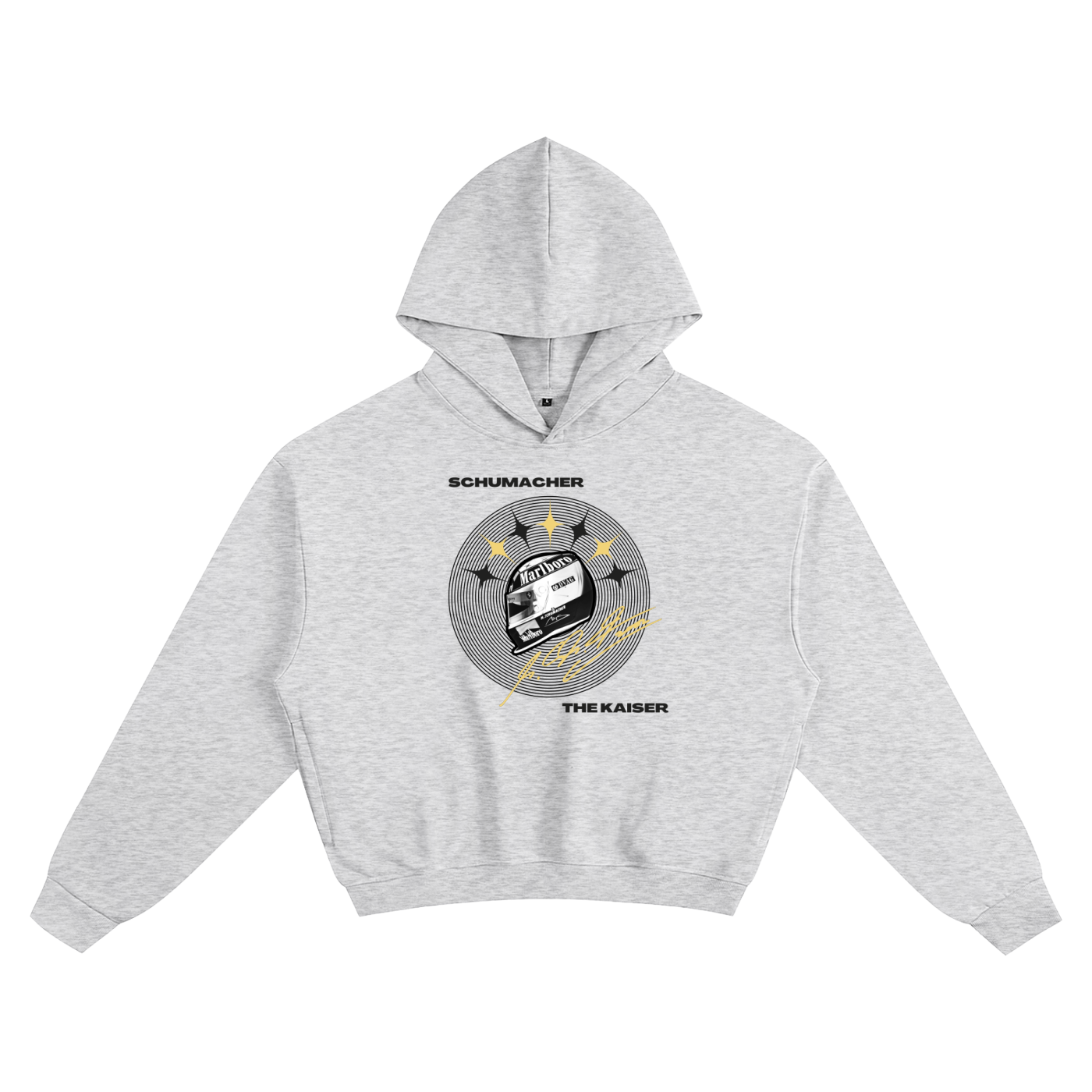 SCHUMACHER BOXY HOODIE / GRAY - Rookies Clo