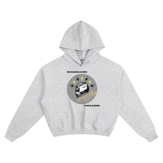 SCHUMACHER BOXY HOODIE / GRAY - Rookies Clo