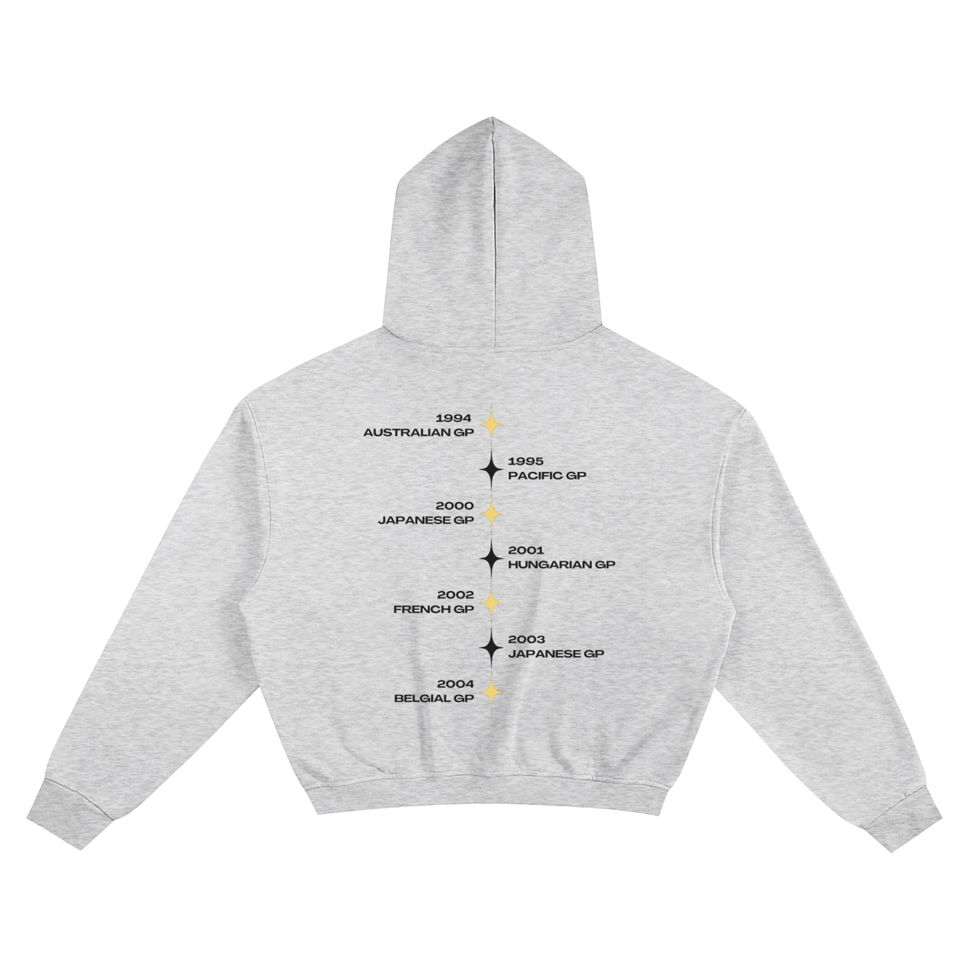 SCHUMACHER BOXY HOODIE / GRAY - Rookies Clo